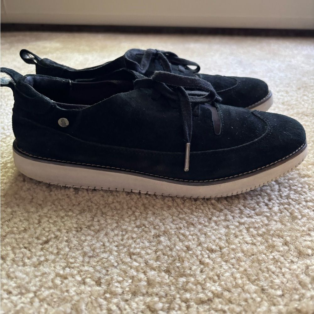 Black Suede Sneakers Women’s Size 7.5